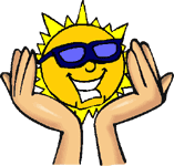 a sun in two hands
